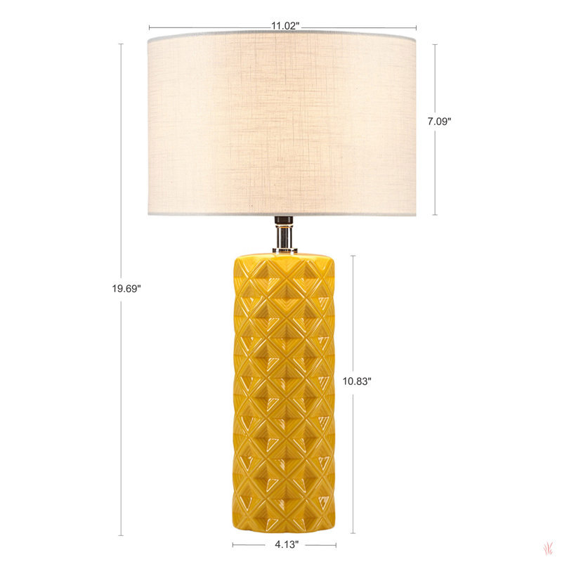 Geometric Ceramic Table Lamp