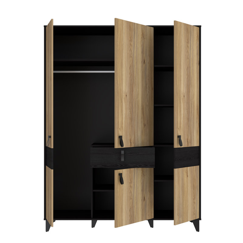 Raziyah Manufactured Wood Wardrobe