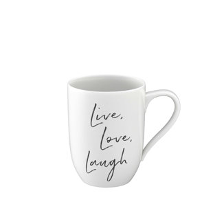 Tasse de déclaration Villeroy & Boch Live Laugh Love