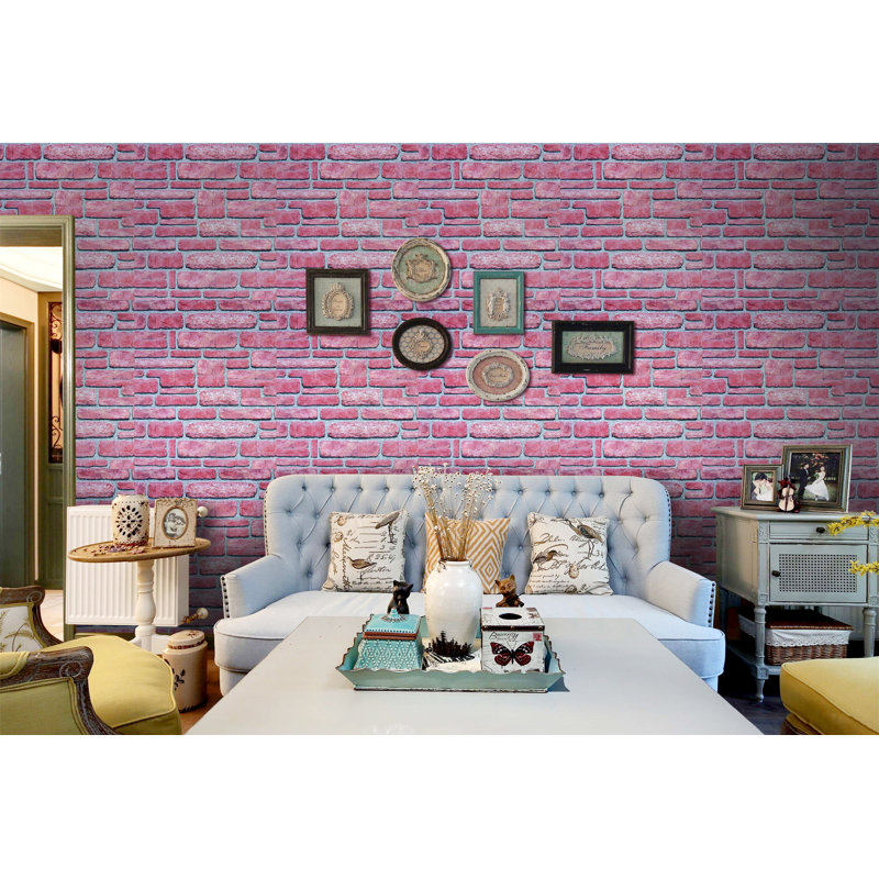 Panneau mural 3D rouge 28 po x 30 po
