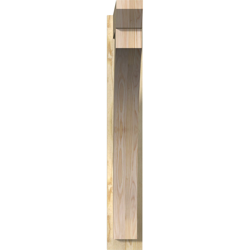 Persienne en bois Thatton, P 28 po x H 40 po, Cèdre rouge de l'Ouest l 5 1/2 po (lisse)