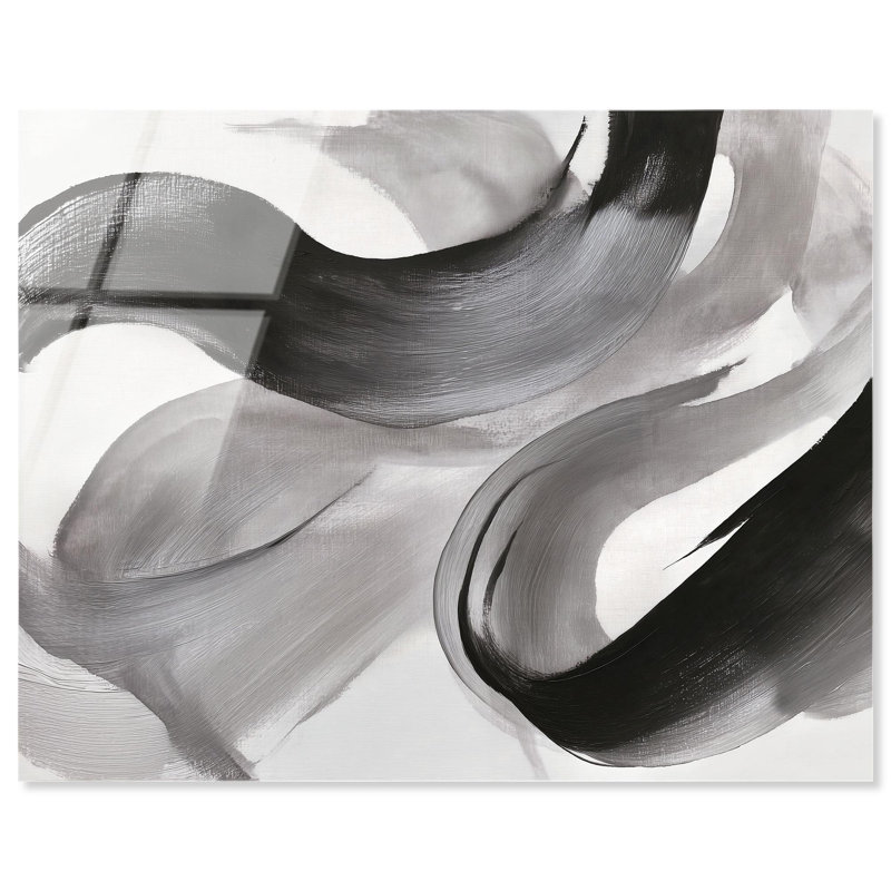«Sweeping Shadows II», reproduction acrylique sur fond noir par Art Remedy, H 16 po x l 20 po