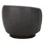 Fauteuil demi-tonneau en cuir Marcy Geniue-2097561555