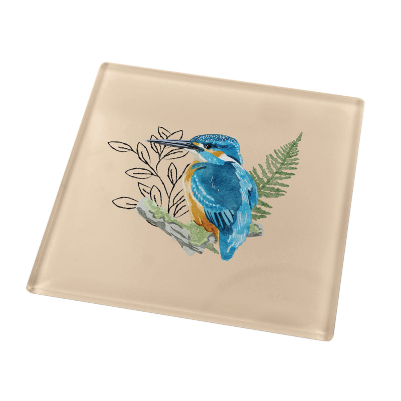Glass Square 1 Piece Coaster