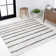 Sieghard Berber Stripe Ivory/Black Indoor/Outdoor Rug