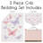 Butterfly 3 - Piece Crib Bedding Set