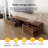 71"-110" Extendable TV Stand with 3 Drawers Freestanding Mid-Century Modern Style Premium Fits TVs Up to 110 Inches Open Storage Credenza-1074379305