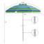 Parasol de plage 6 pi Templeman-1051718836
