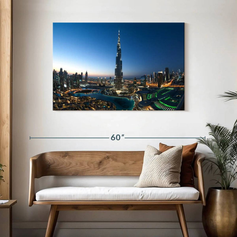 Nicci, Opulence de la ville de Dubaï, H 30 po x l 45 po