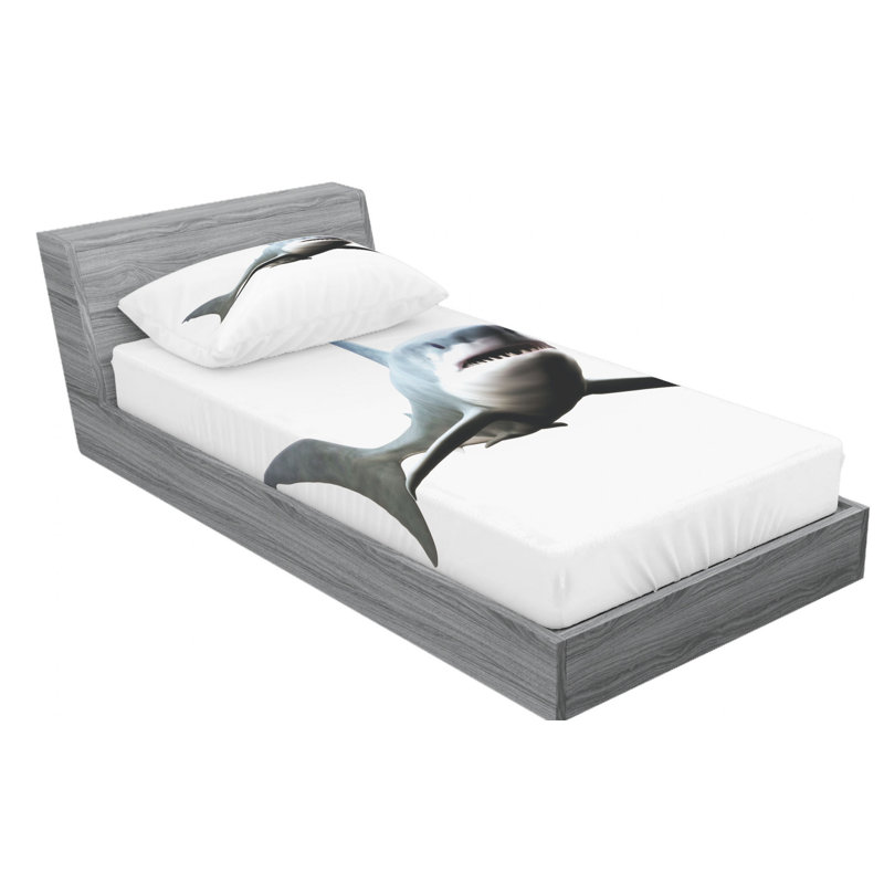 Microfiber Sheet Set, Twin Sheet Set with Fitted Sheet