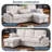 91" Convertible Sleeper Sectional Sofa with Pull-Out Bed, Storage Armrest, and Storage Chaise-1428270906