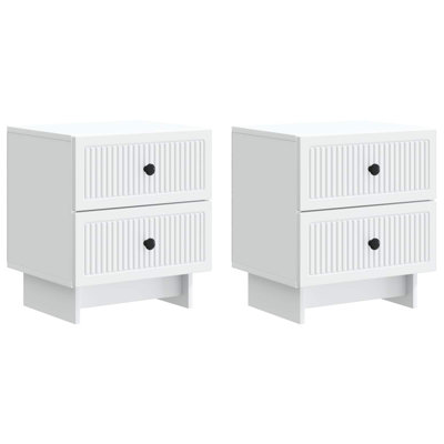 43cm W Manufactured Wood Bedside Table