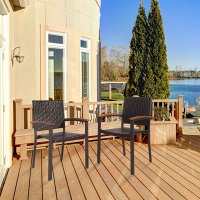Eryl Steel Outdoor Dining Armchair