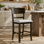 Tabouret de bar moderne, charmant ensemble de chaises de salle à manger rembourrées à hauteur de comptoir, parfait pour les repas et les réceptions élégants.
