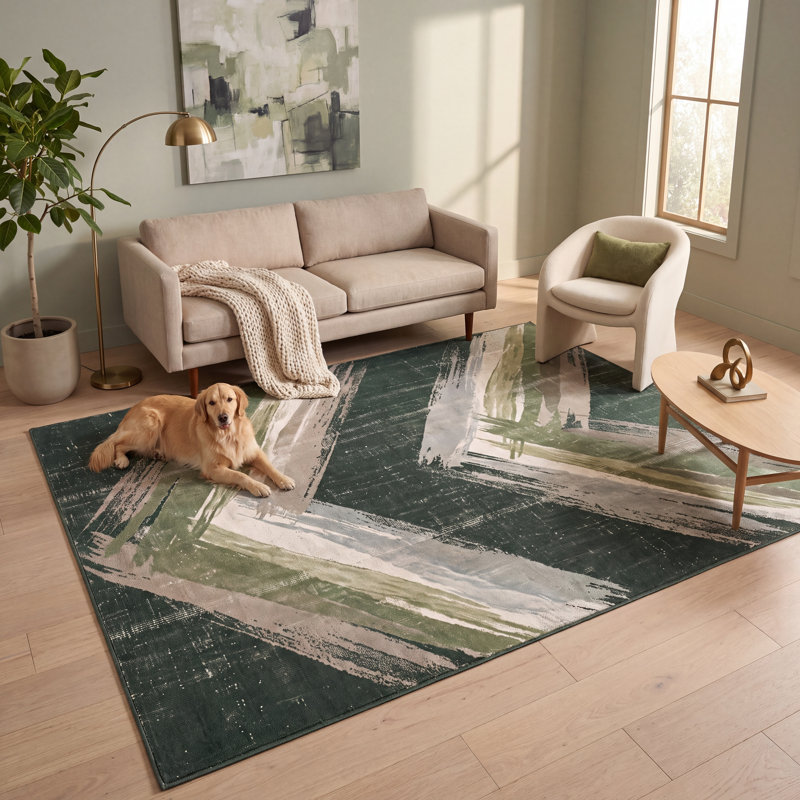 Tapis Verney Modern, Rectangle 7 pi 7 po x 10 pi 10 po