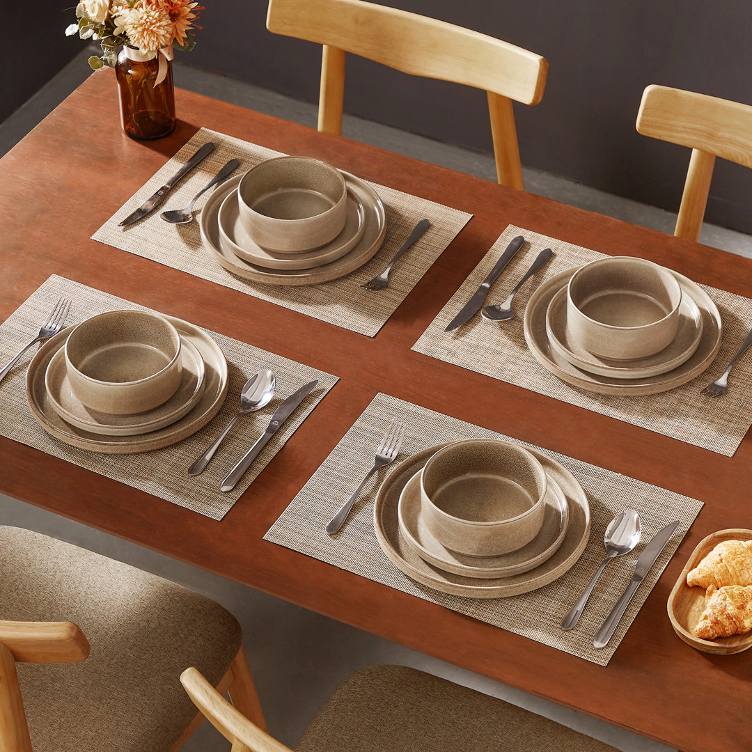 Porcelain China Dinnerware - Service for 4