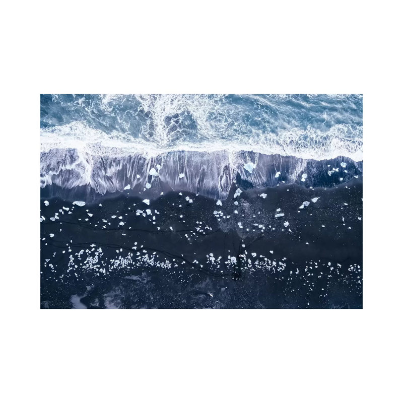 Jokulsarlon by Antonio Carrillo Lopez - Wrapped Canvas Painting, 45.72cm H x 66.04cm W x 1.91cm D
