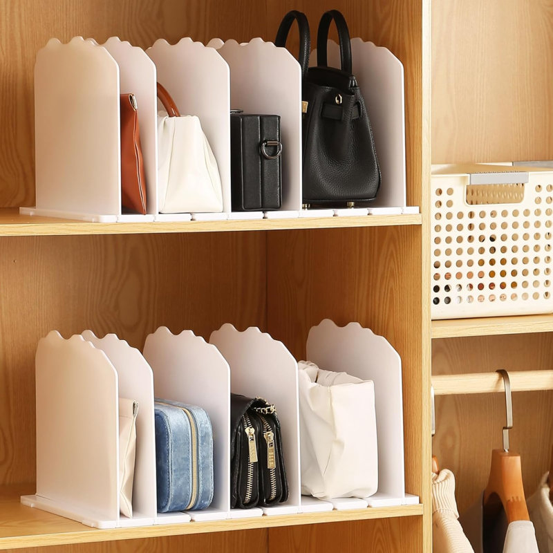 Plastic Closet System Shelf, White