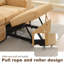 Canapé modulaire rembourré en L 2 pièces 2 pièces-790637812