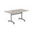 Buariki Rectangle Flip Top Modular Training Table with Casters-49340751-49340754