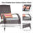Odessey Wicker Outdoor Adirondack Chair