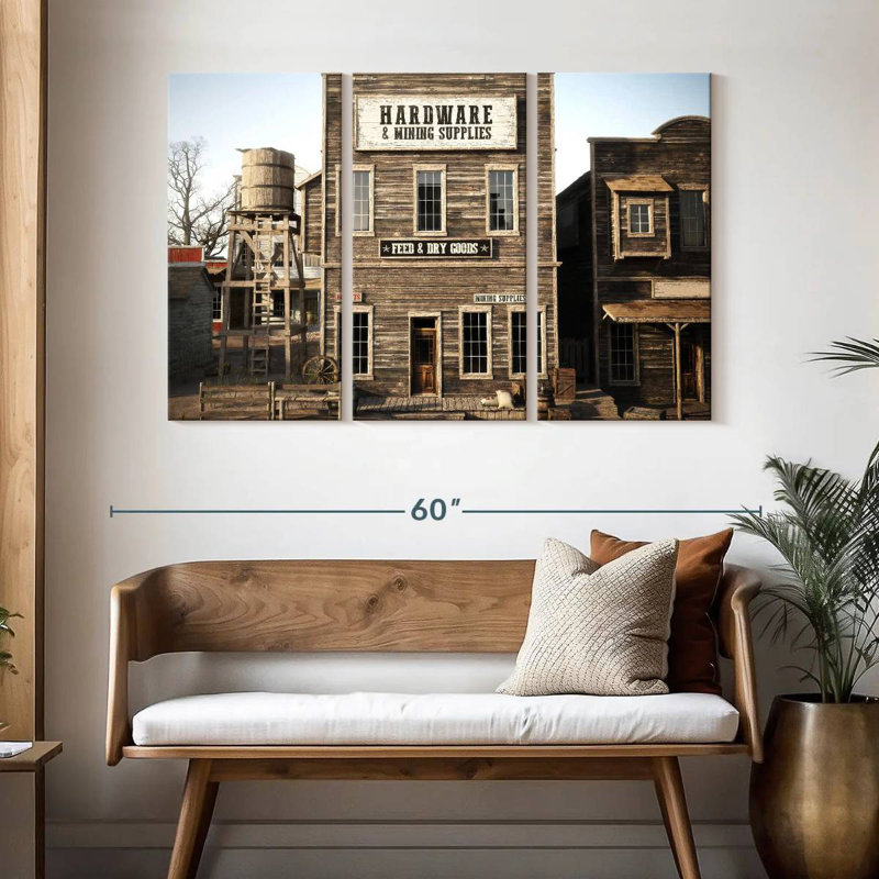 Lelar Western Hardware, 32" H x 50" W