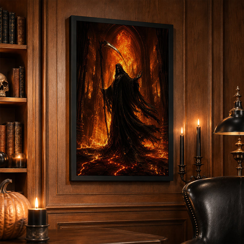 Art mural sur toile Halloween, H 36 po x l 24 po