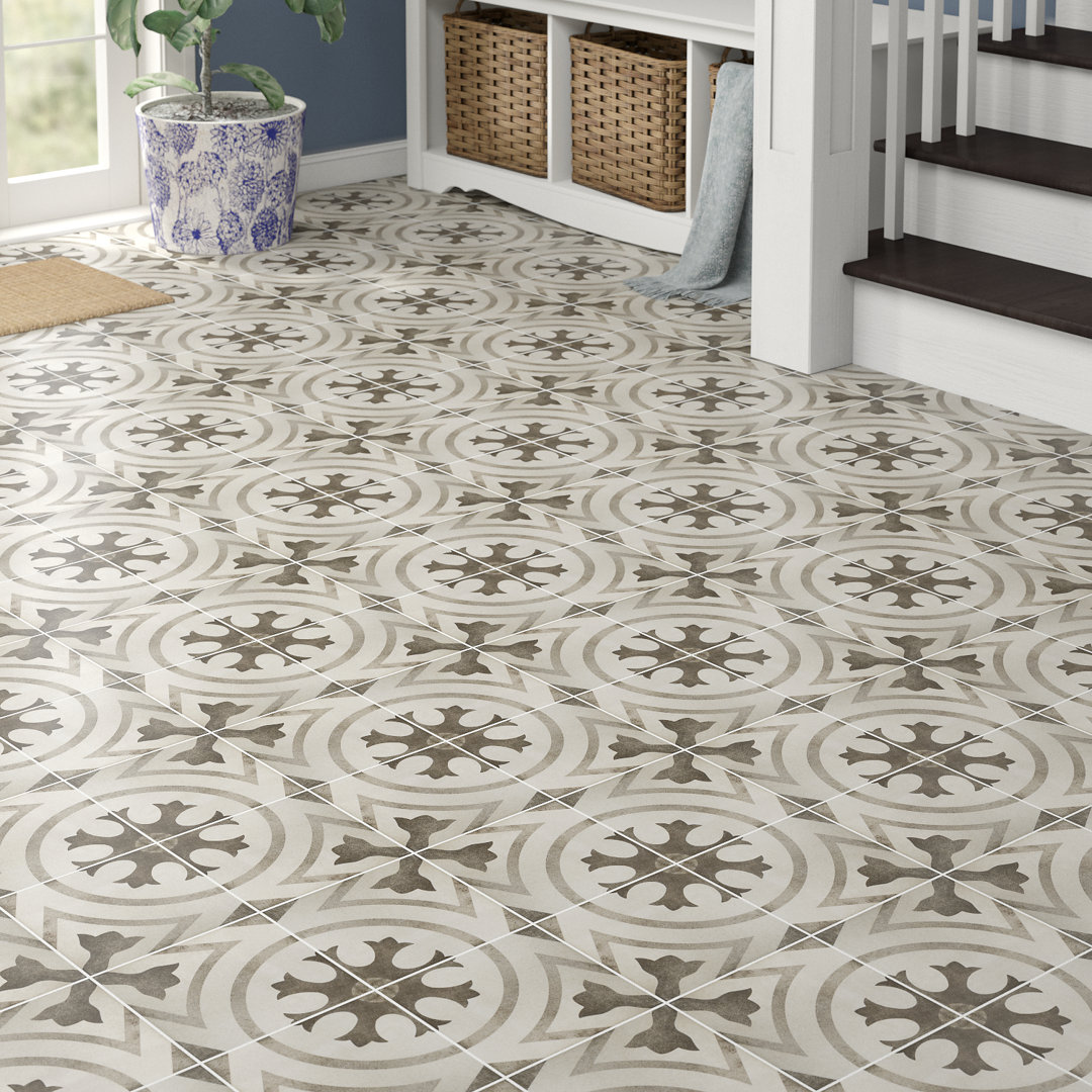 Encausto 8" x 8" Porcelain Spanish / Moroccan Wall & Floor Tile Itona Tile 