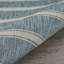 Holderman Striped Blue/Beige Power Loomed Indoor/Outdoor Area Rug-11731370
