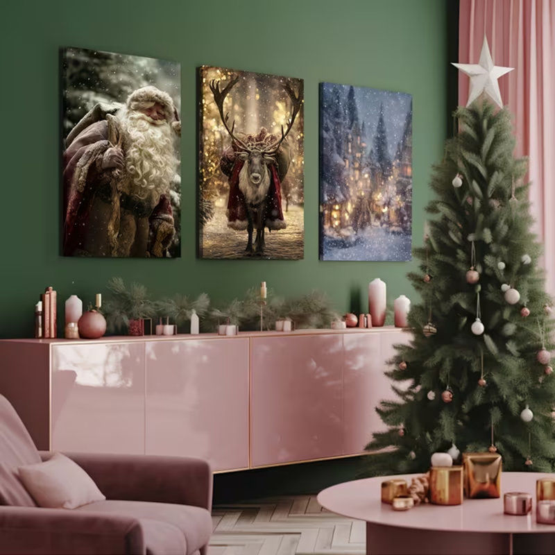 3 Piece Wrapped Canvas Print