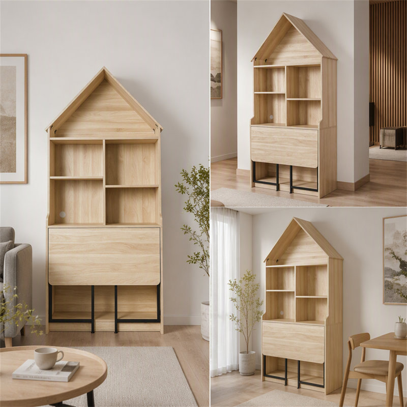Foldable MDF Writing Desk
