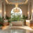 9-light Dimmable Empire Chandelier