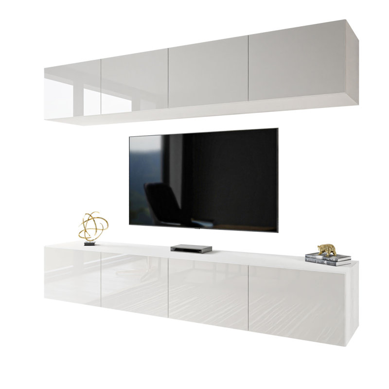 Pavillon Unfinished Living Room Walls for TVs up to 88"