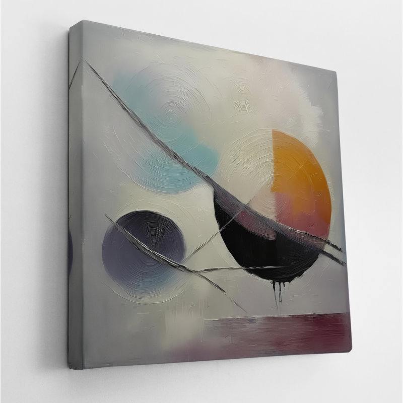 Intersecting Paths, 42" H x 42" W