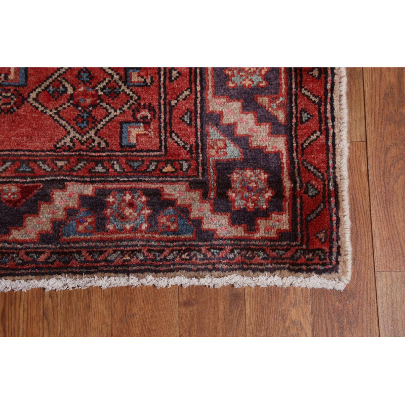 Tapis de couloir géométrique traditionnel 4 x 10