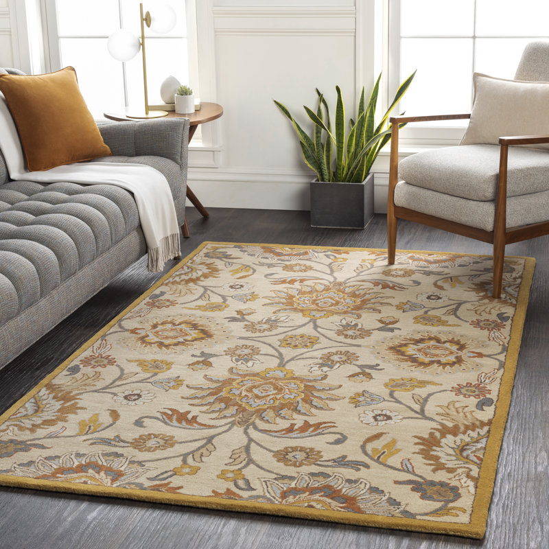 Tenorio Wool Oriental Indoor Rug, Rectangle 9' x 12'