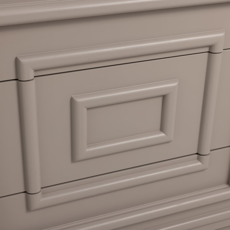 Commode 3 tiroirs Modern Modern, Gris