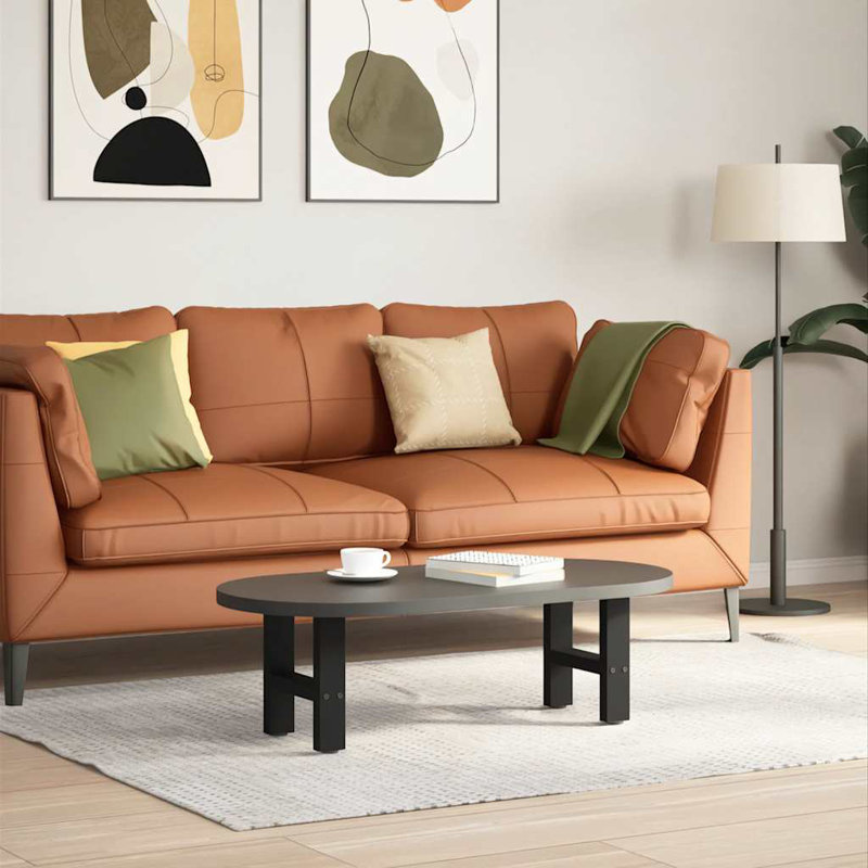 Seaira Coffee Table Legs Steel, Black, 31cm H x 30cm W x 30cm D