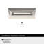 Poignée d'armoire en nickel satiné de 1 3/4 po (44 mm) Streamline Tab - paquet de 10-111778370-111778368