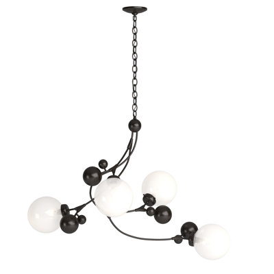 Lustre géométrique unique à 4 lumières Sprig