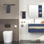 Ensemble de quincaillerie de salle de bain murale carrée-68600987