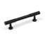 Matt Black Reeded Detail T-Bar Handles & Coordinating Knobs-128905940
