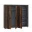 Carennac 4 Door Manufactured Wood Wardrobe