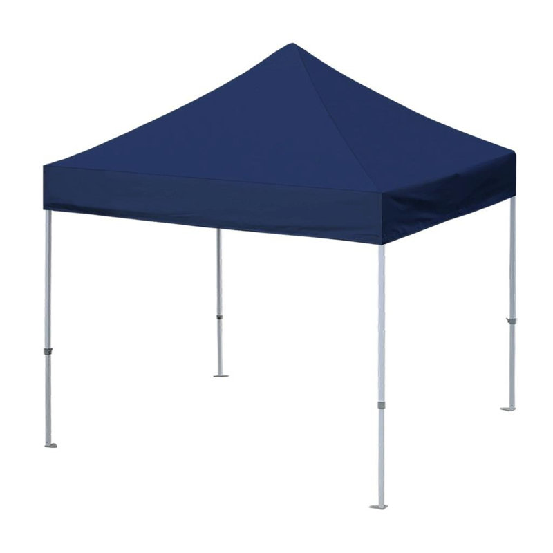 Auvent en acier Amaziyah, Bleu marine, 8 pi x 8 pi