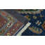 Hand-Knotted High-Quality Blue and Light Blue Runner