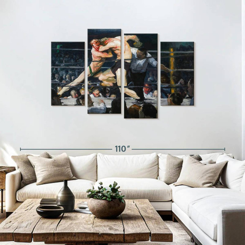 Sireci Stag At Sharkey's 1909, 48" H x 75" W