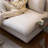 Small-Space Linen-Look Fabric Sofa