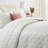 Reversible Diamond Embossed Bedspread Set – Geometric Quilt With Shams-126503865-126503869