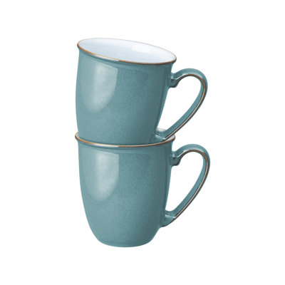 Azure Rimmed Set of 2 Coffee Beakers