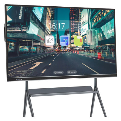 JYXCN 86" 2160p Smart Board, Interactive Whiteboard Multi Touch Screen, All-in-One Computer for Classroom & Conference(Include Wall Mount)